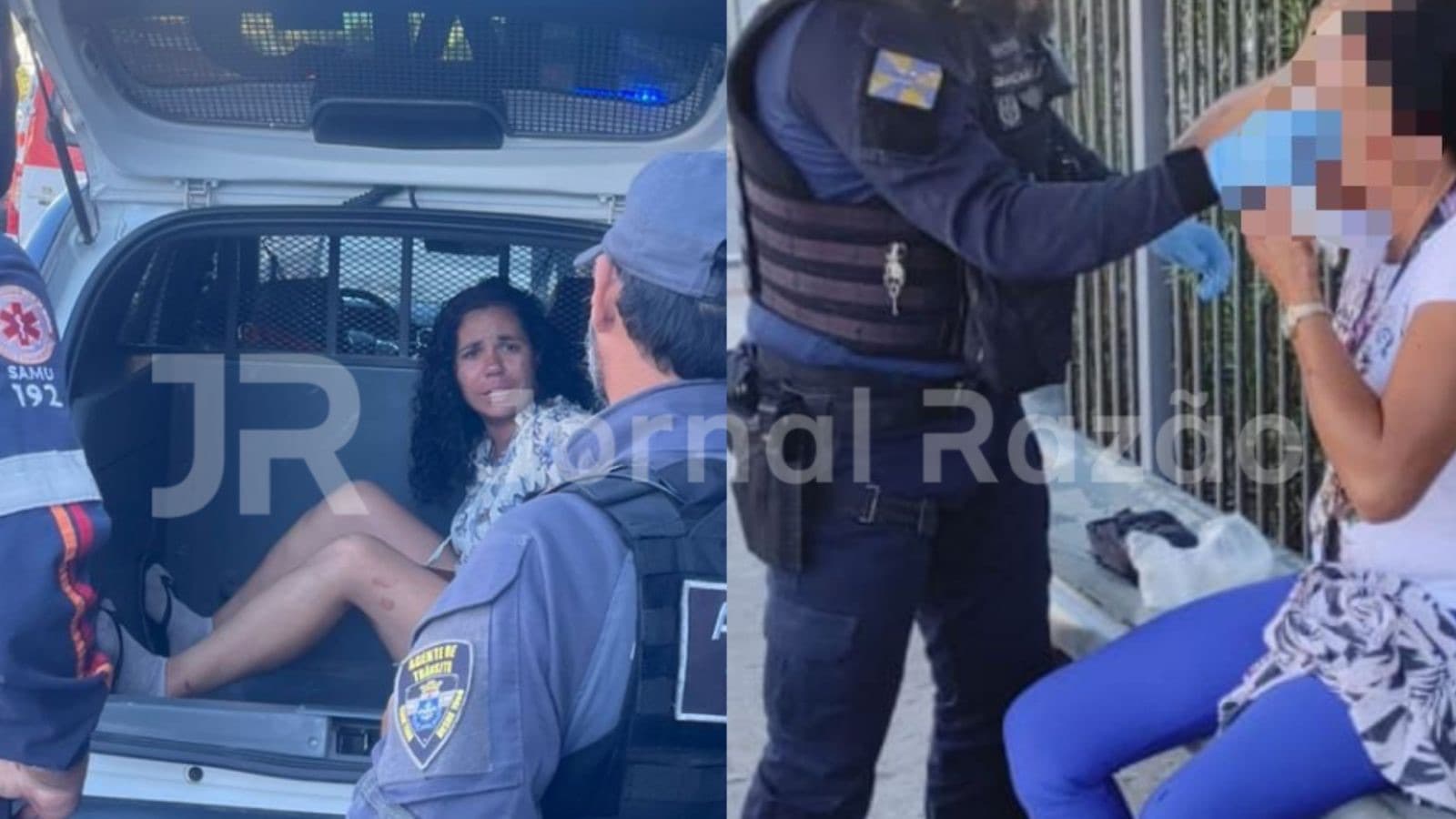 Mulher é esfaqueada na cabeça por moradora de rua ao defender criança em Itajaí