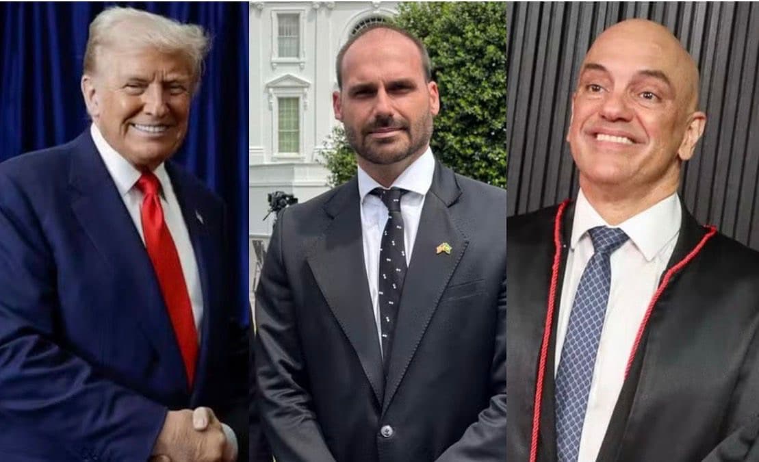 Eduardo agradece apoio de Trump após EUA tirar Moraes da Magnitsky: “Brasil perdeu a oportunidade”