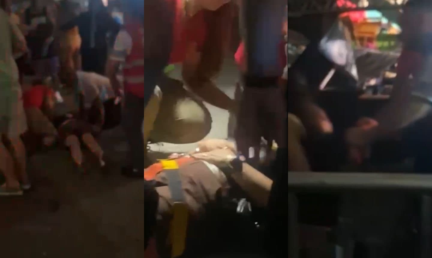 URGENTE: Camarote desaba e deixa feridos em Itajaí durante o Festival Réveillon