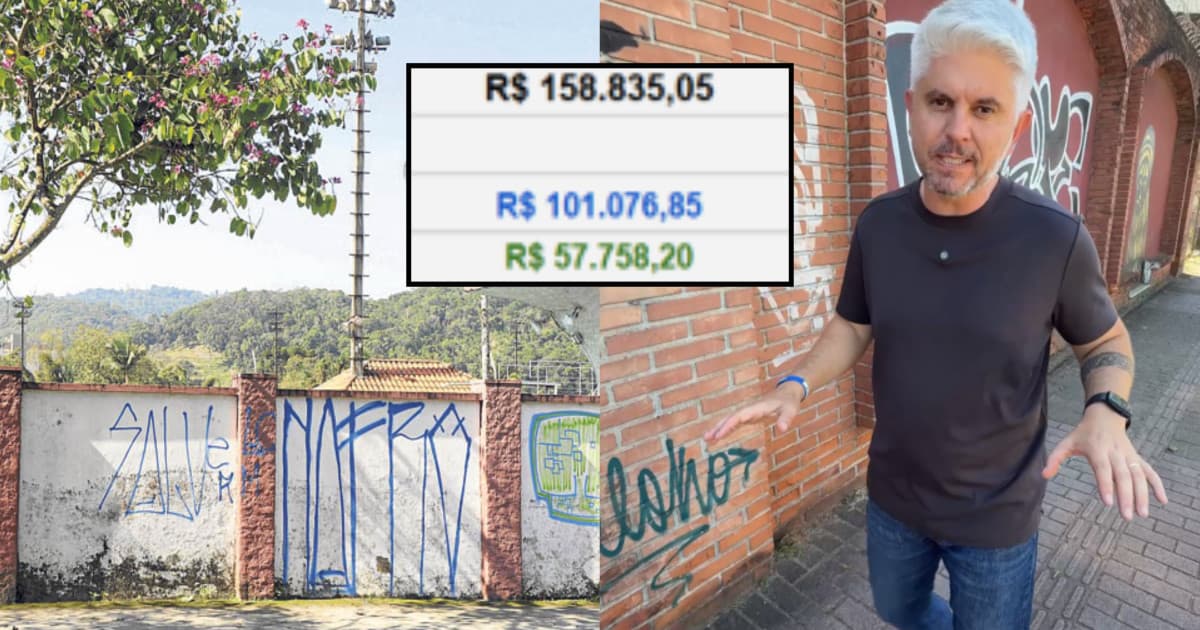 Prefeito de Blumenau fecha o cerco contra pichadores com multa de R$ 150 mil