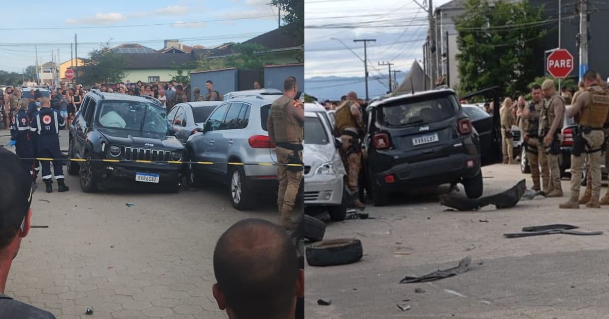 Criminoso recém-saído da cadeia morre em grave acidente ao tentar fugir da PMSC