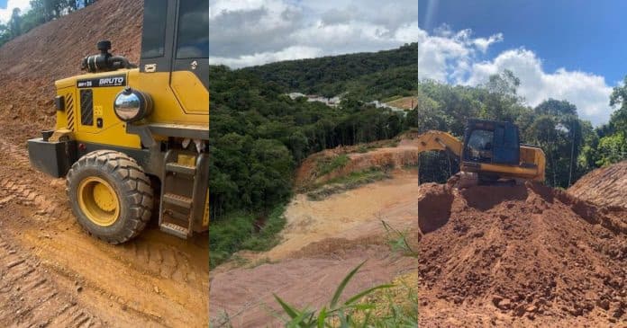 Justiça apreende máquinas de loteamento irregular em Brusque
