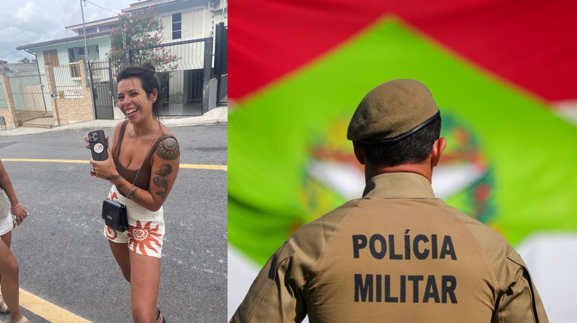 “Na Europa não ajudariam tanto”: francesa se impressiona com atuação da PMSC em Florianópolis