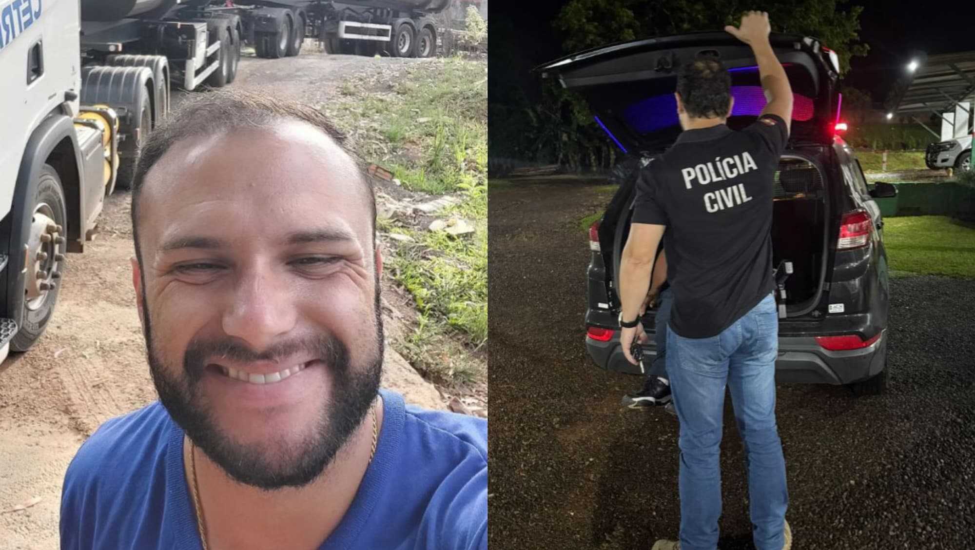 Idoso suspeito de matar caminhoneiro após briga de trânsito é preso em SC
