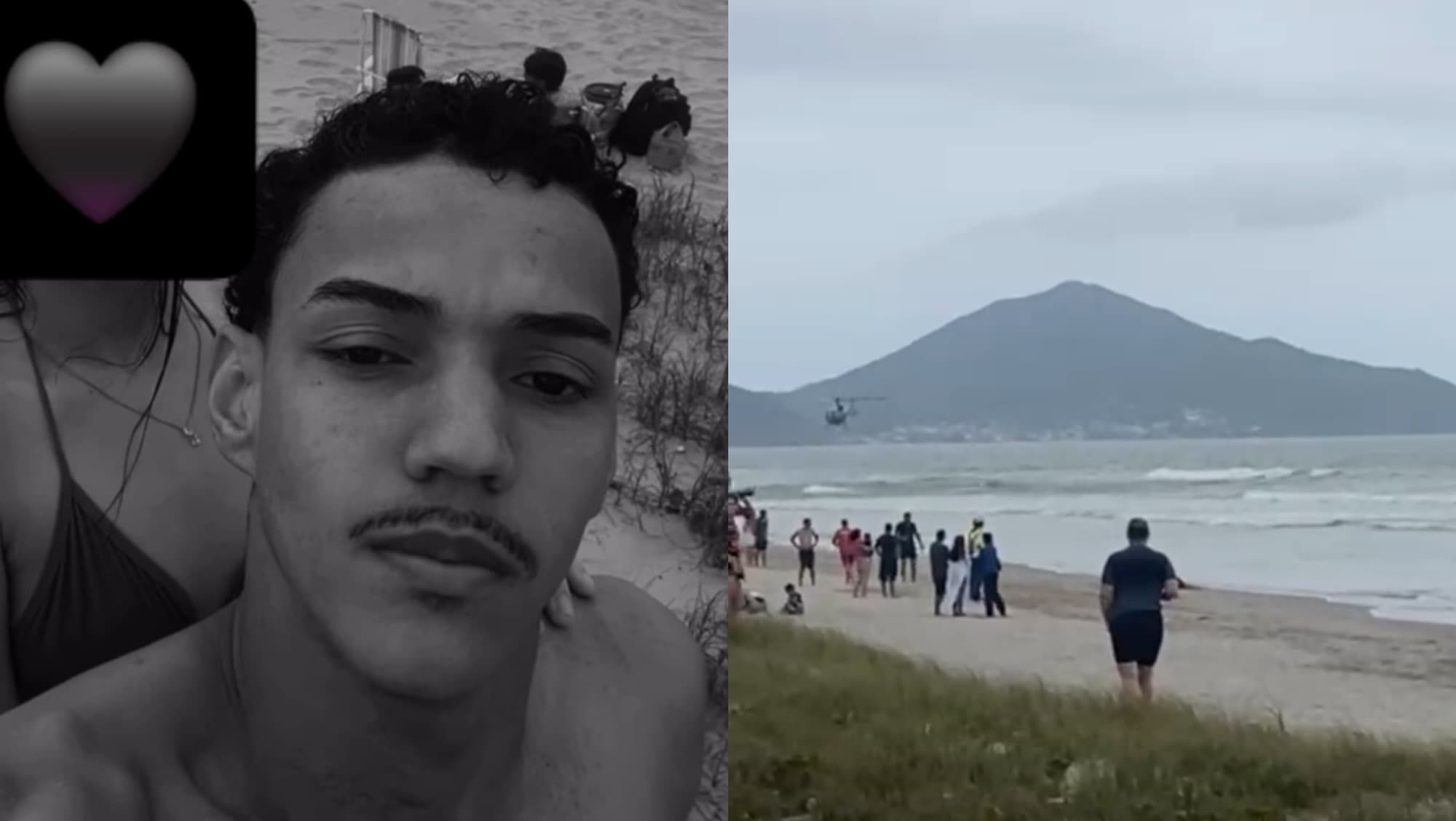 Corpo de jovem que desapareceu após afogamento é encontrado em praia de SC