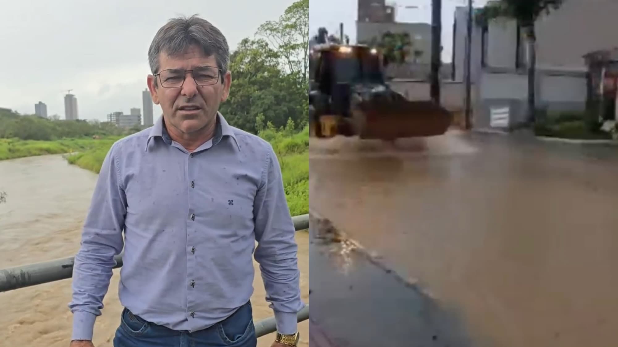Prefeito de Porto Belo quebra o silêncio após alagamentos: “graças a Deus que a chuva parou”