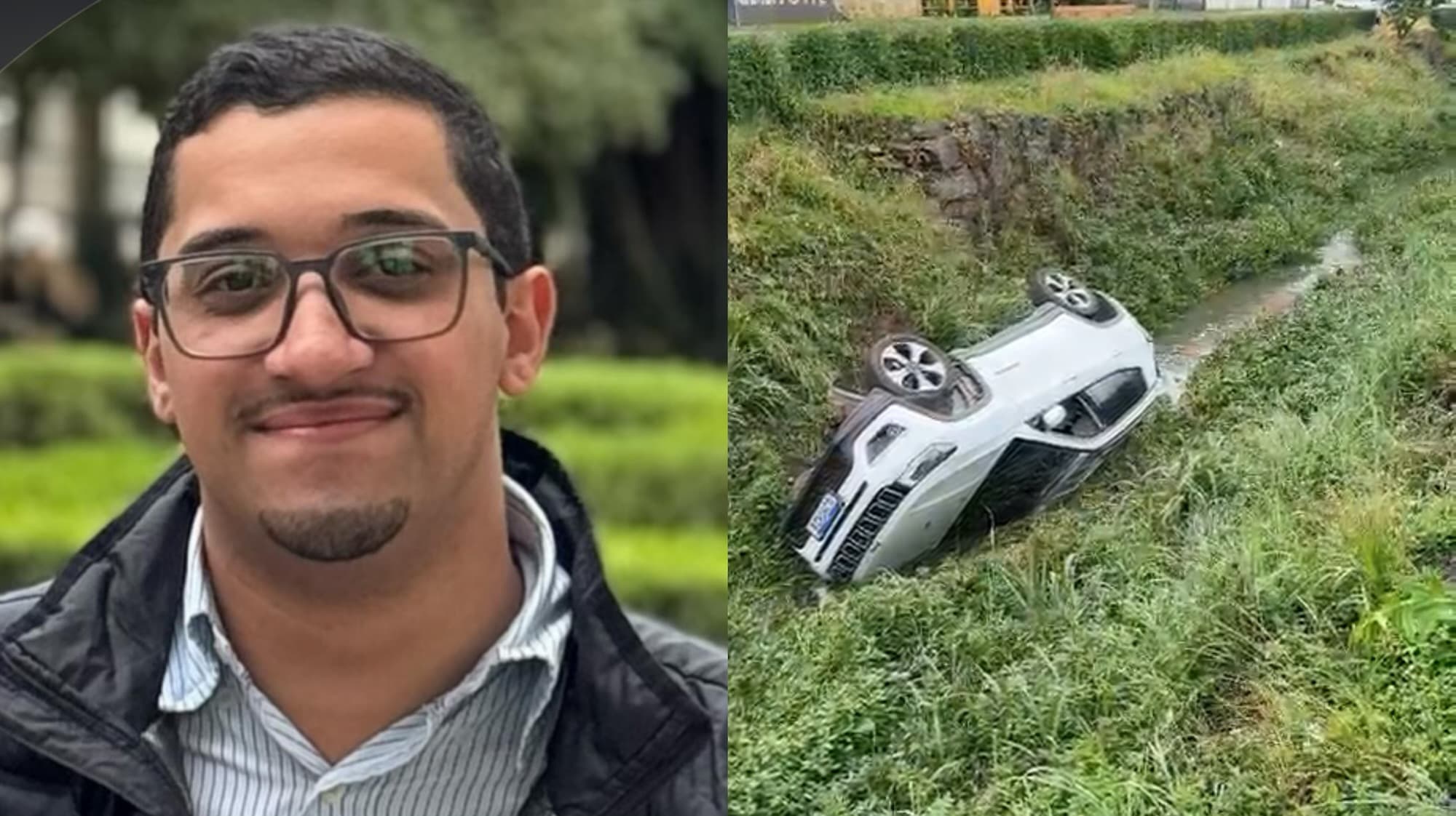 Querido dentista de Lages morre ao cair com carro no Rio Carahá
