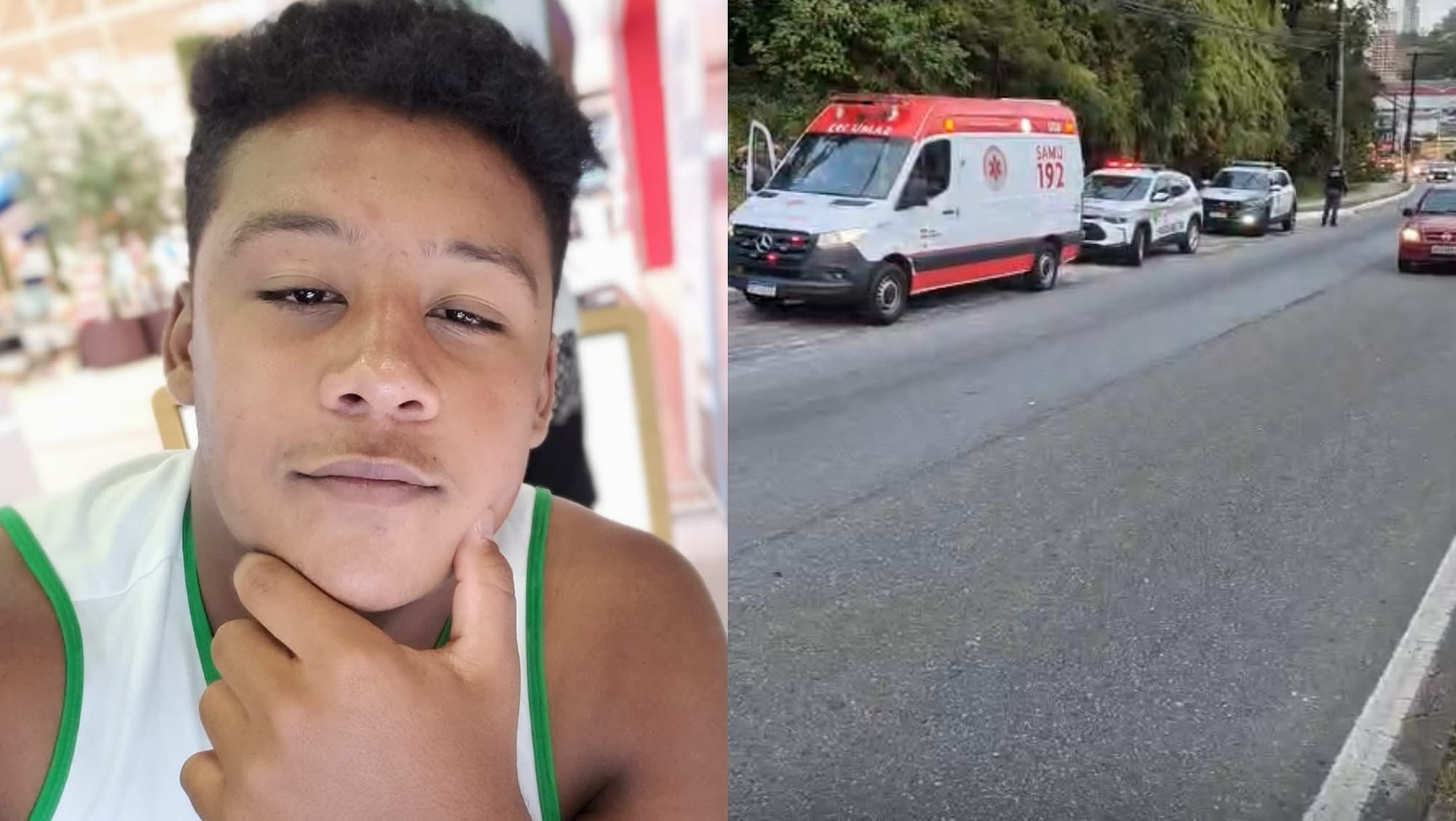 Jovem sai de confraternização da empresa e morre após bater moto em poste em Itajaí