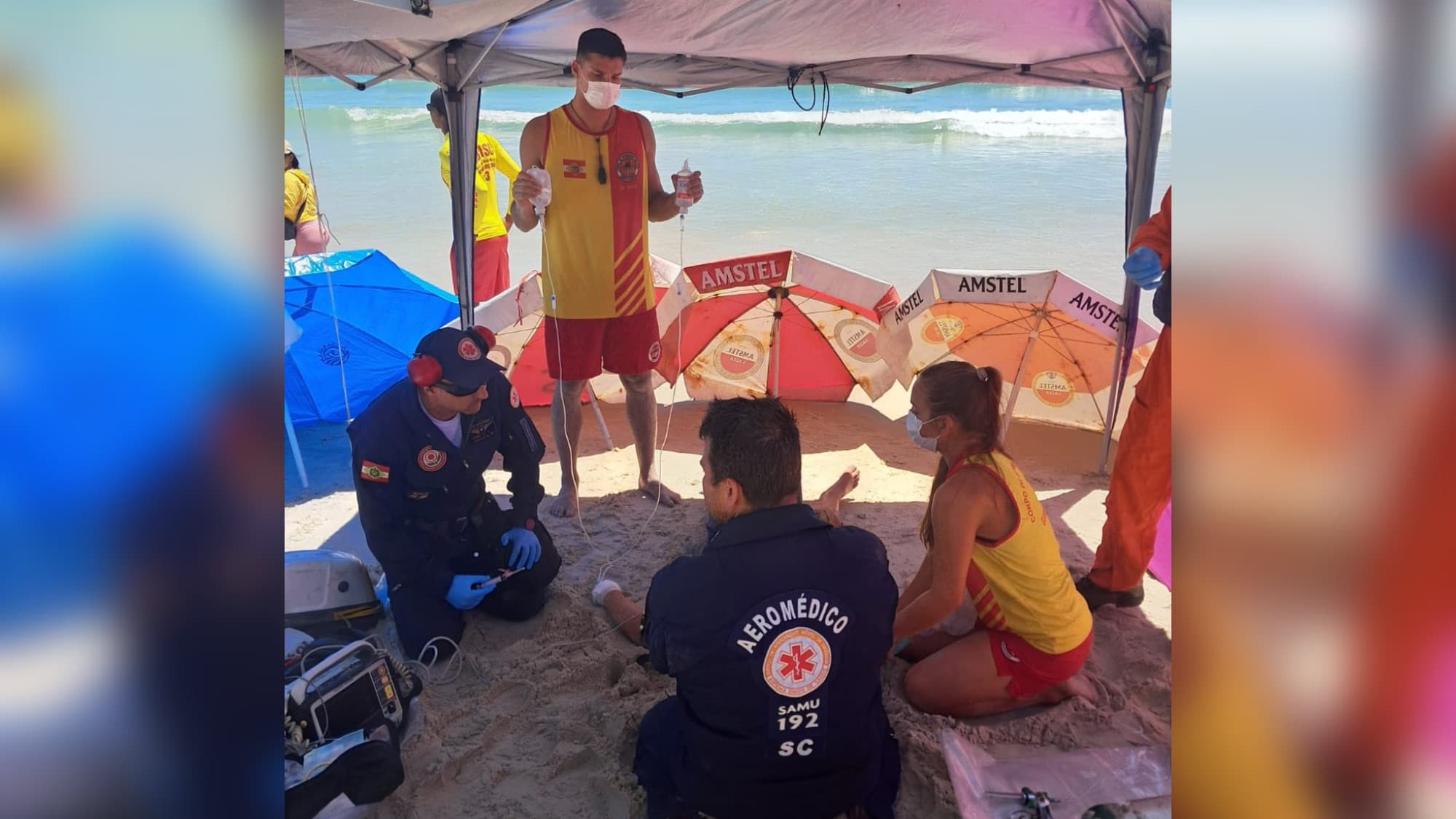 Turista da China morre após mal súbito no mar de Florianópolis