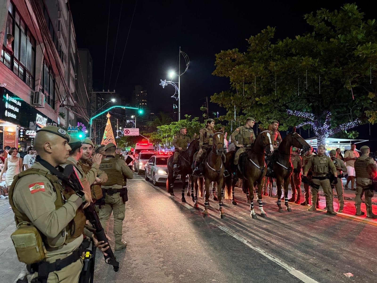 Polícia Militar divulga balanço da segurança durante o Réveillon em BC
