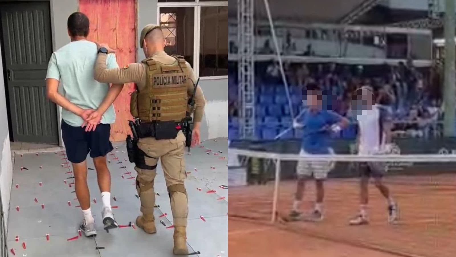 Atletas estrangeiros são presos por injúria racial durante torneio de tênis em Itajaí