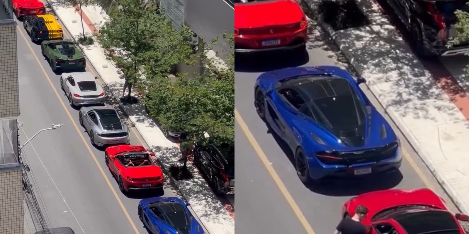 “Na sacada da minha casa”: moradora reclama de encontro de supercarros em rua de BC