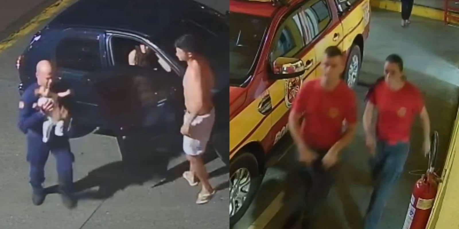 “Super-heróis”: pai agradece e exalta bombeiros após bebê ser salva de afogamento em SC