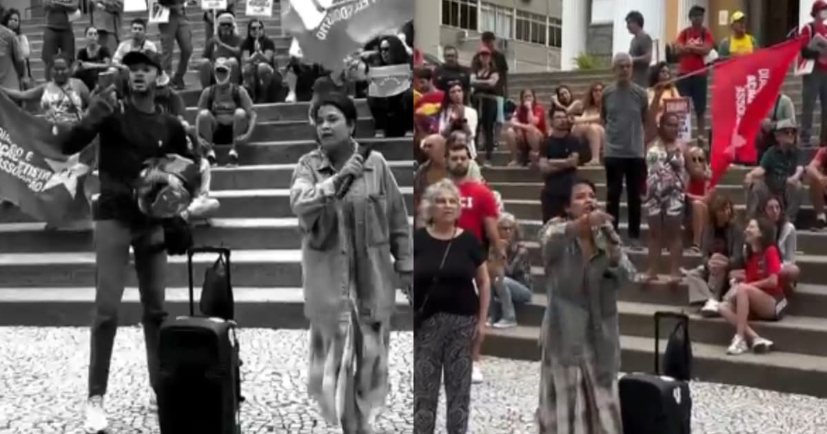 “Larga essa bandeira!”: venezuelano se revolta com esquerdistas defendendo Maduro em Florianópolis