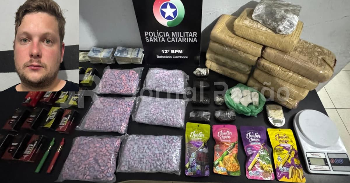 “Sem balinhas no find”: PMSC faz grande apreensão e frustra esquema que atendia “playboys” em BC