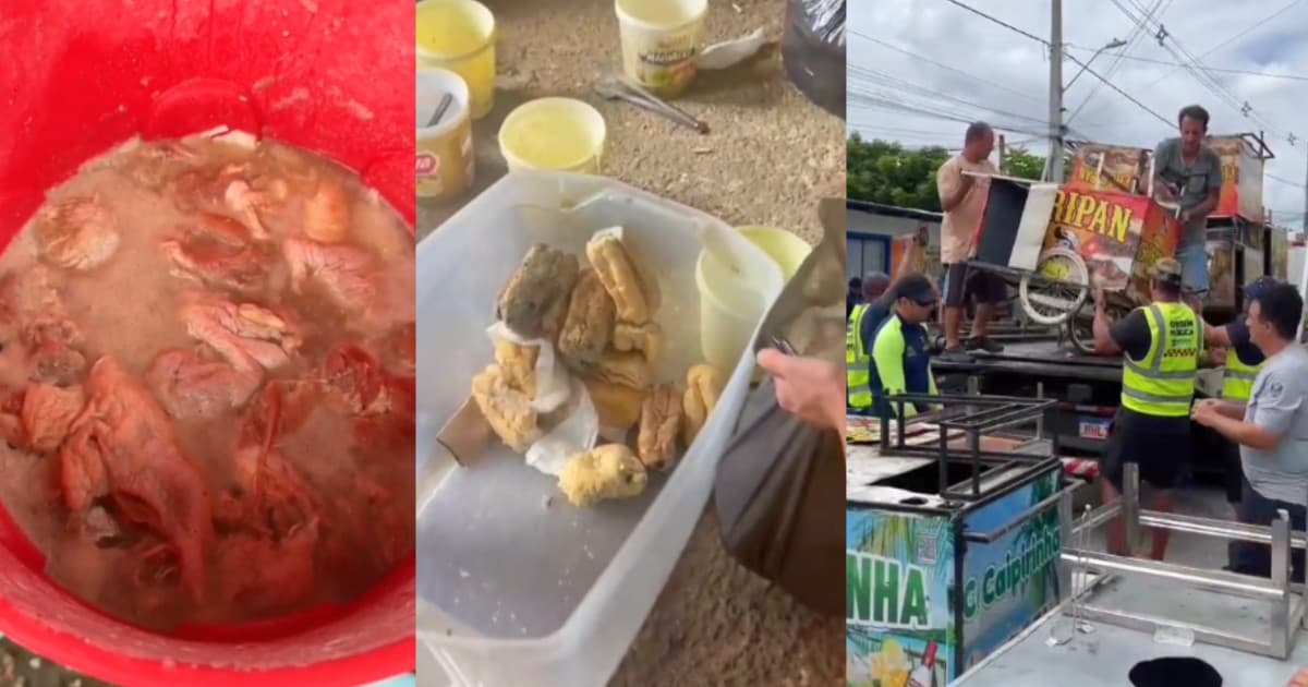 “Vai um churrasquinho aí?”: fiscalização encontra cozinha clandestina com frango em baldes e comida sob a cama em Florianópolis