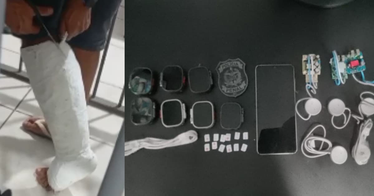 Homem usa “truque inusitado” para tentar entrar com celular em presídio de SC