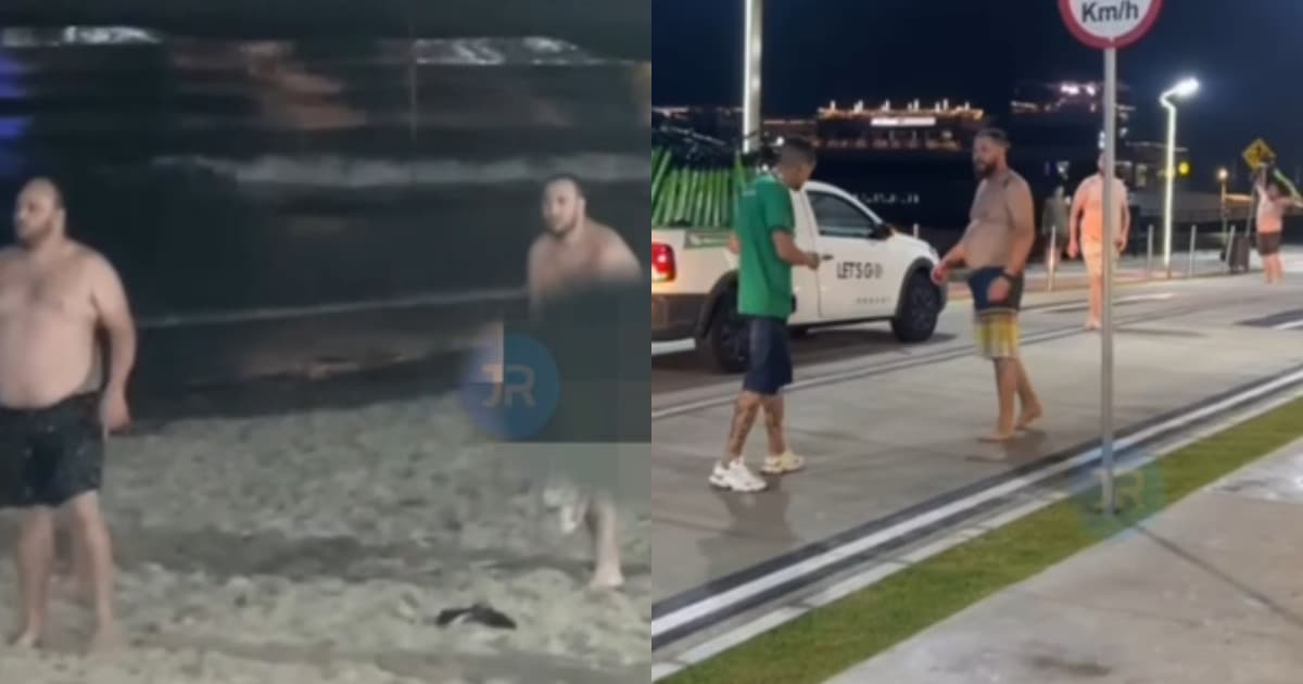 “Peladões” se revoltam após alerta, atacam trabalhador e roubam carro ao lado de píer famoso em Itapema