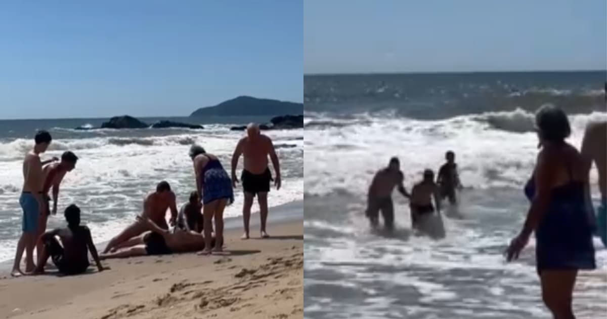 “Foi instinto puro”: PM de folga enfrenta mar agitado e salva três adolescentes em Balneário Camboriú