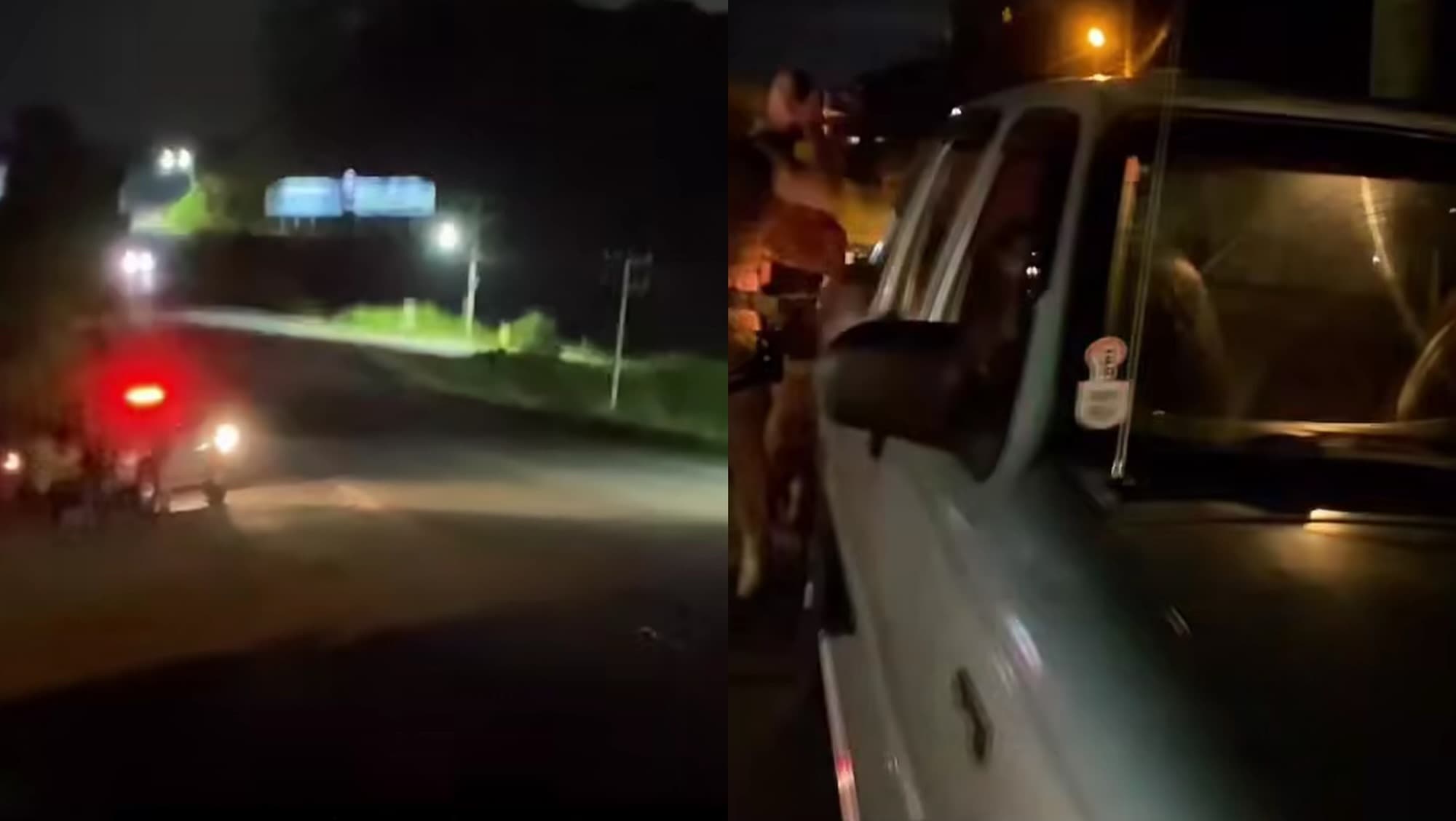 Gestante é atingida por caminhonete ao tentar atravessar a SC-410 em Tijucas