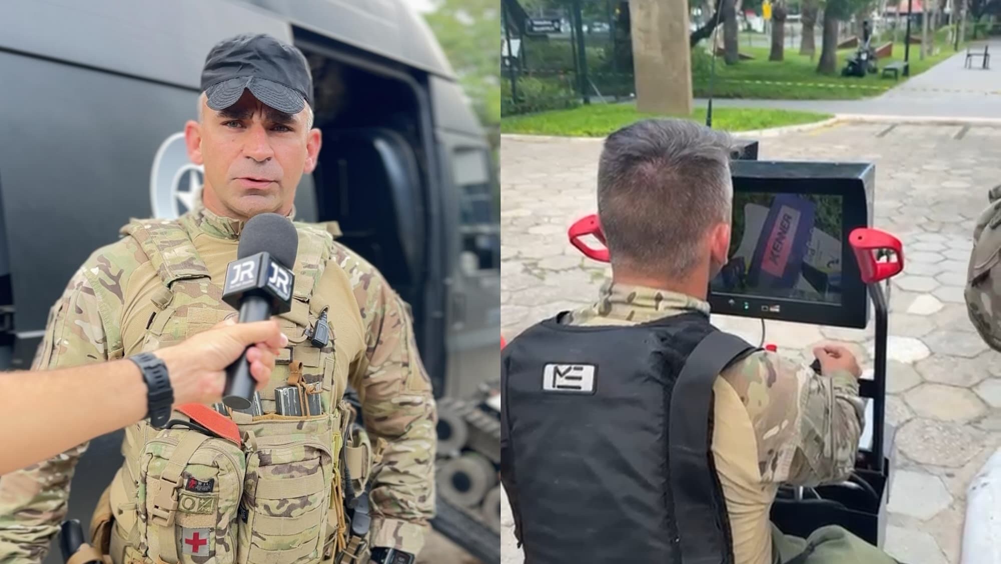 BOPE revela o que tinha na caixa que acendeu o alerta de bomba no TJSC, em Florianópolis