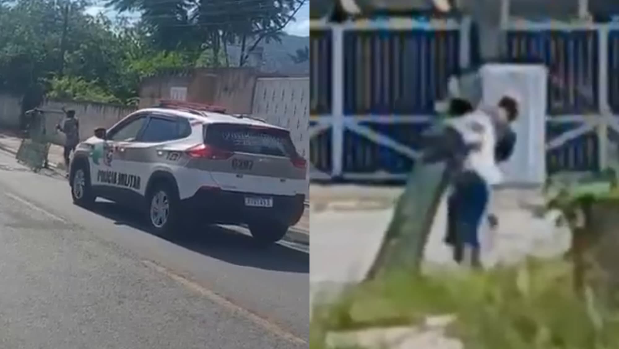 “Satisfatório”: PMSC faz moradores de rua carregarem e devolverem portão furtado em Itajaí