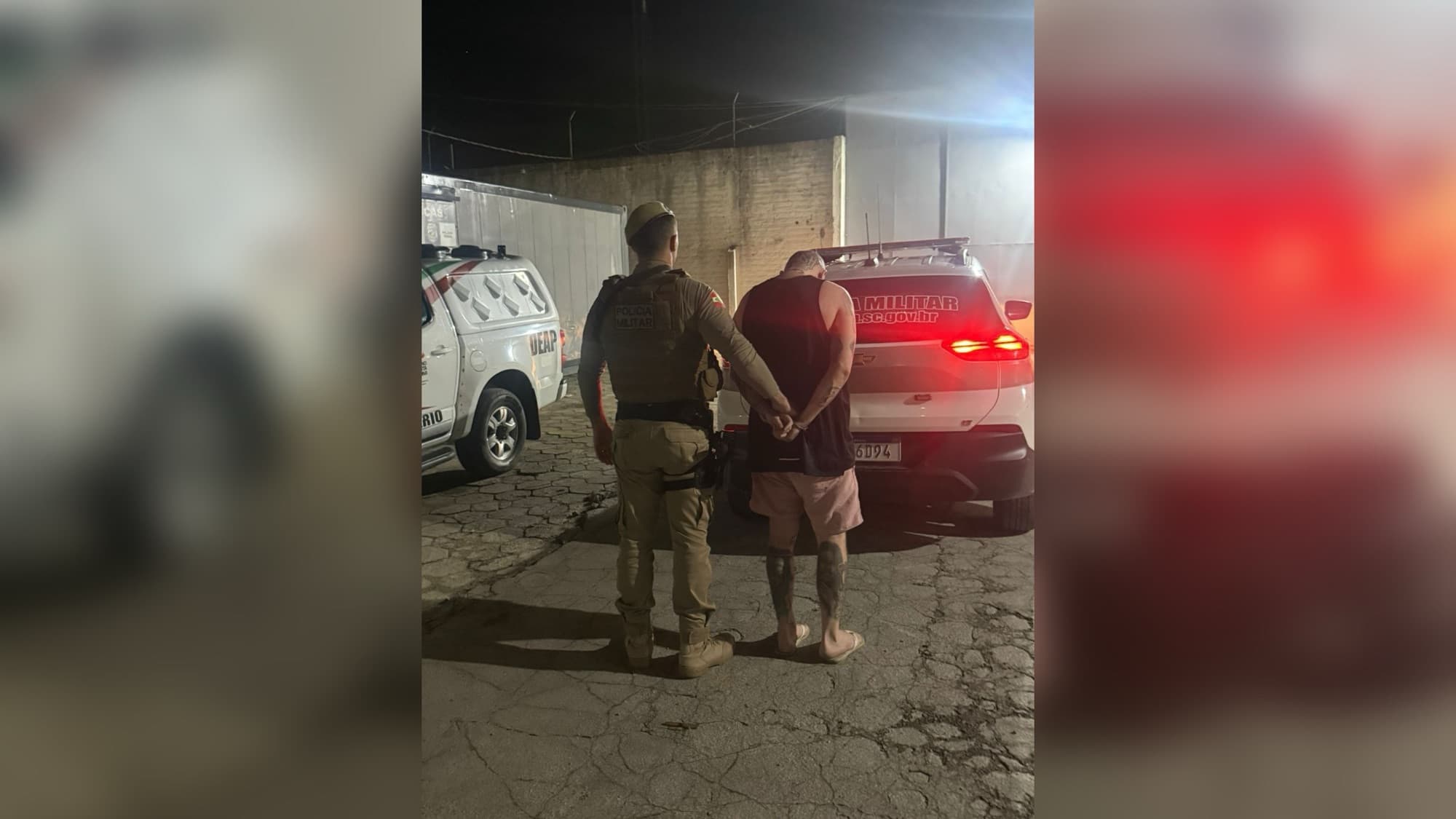 Criminoso foragido do Sergipe é preso pela PMSC em Tijucas