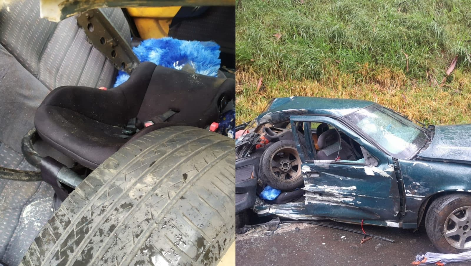 Bebê de três meses morre após grave acidente na BR-282