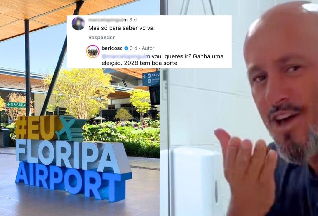 Vereador de Florianópolis rebate críticas após 3ª viagem a Europa: “queres ir? Ganha uma eleição!”