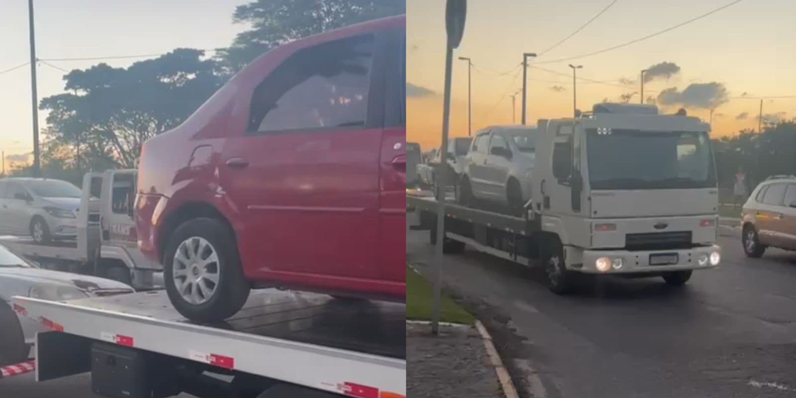 “Bloco de mazanzas”, diz GM após rebocar 12 e multar 40 carros em Florianópolis