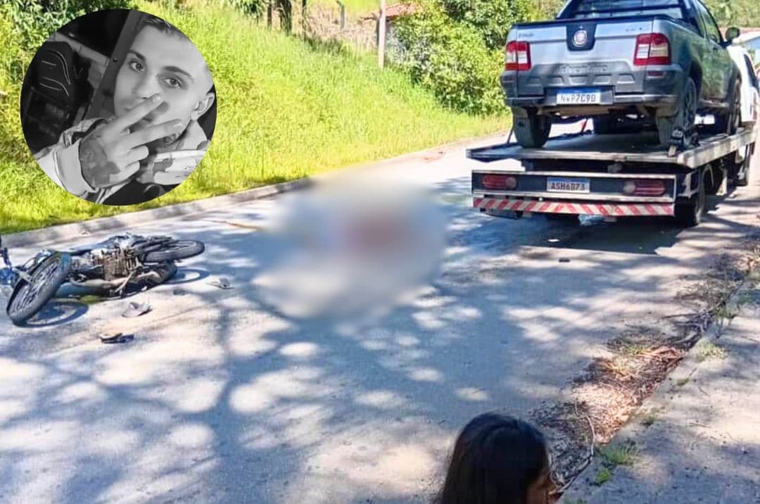 “Arrancou a perna”: motociclista de 22 anos morreu em Brusque após bater em guincho parado