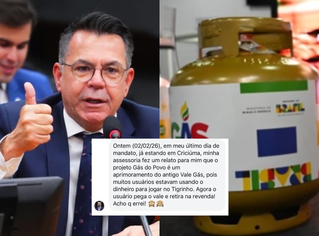 “Acho que errei”, diz deputado de SC que votou para ajudar o Governo Lula a criar “gás do Povo”