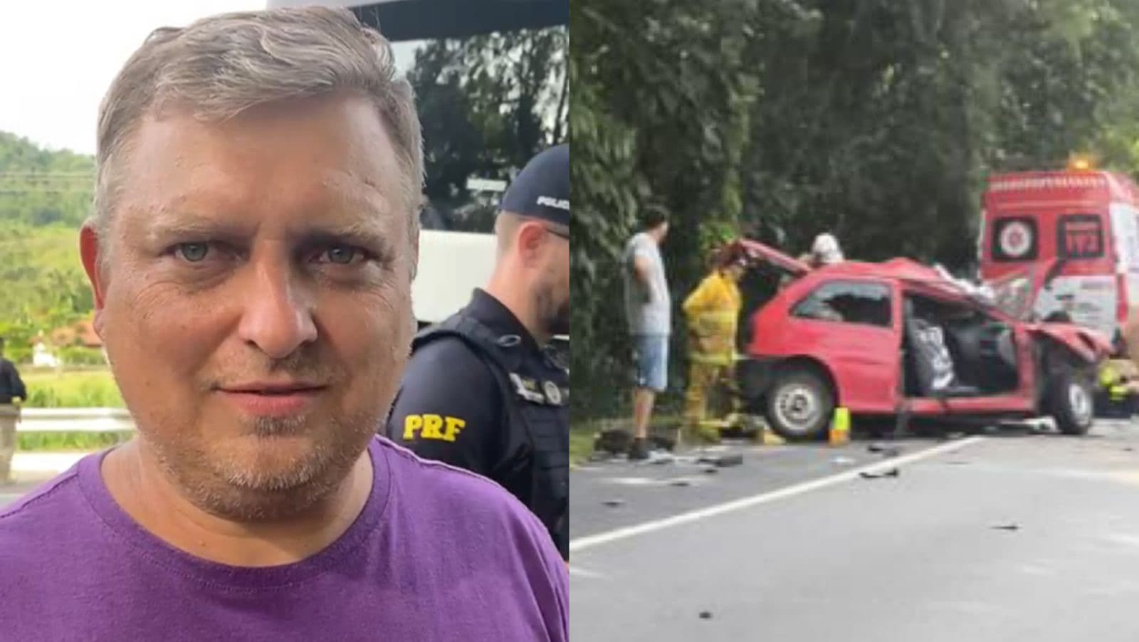 Caminheiro entrou em choque ao ouvir gritos de criança e ver motorista morto na BR-470
