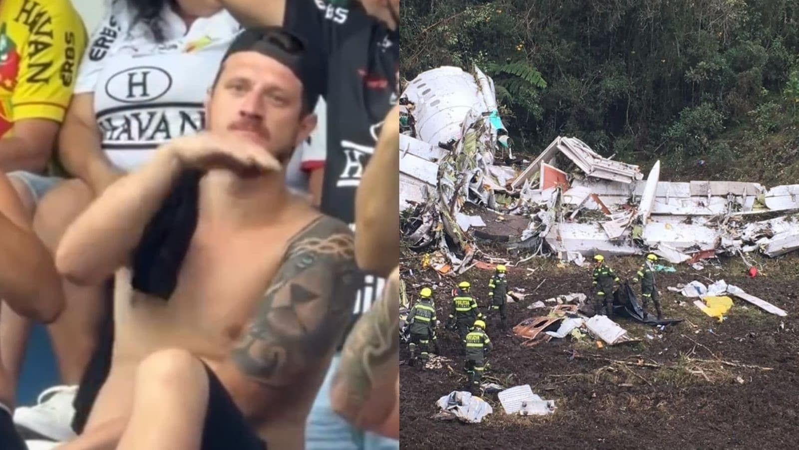 “Aviãozinho caiu”: torcedor do Brusque debocha da tragédia da Chapecoense