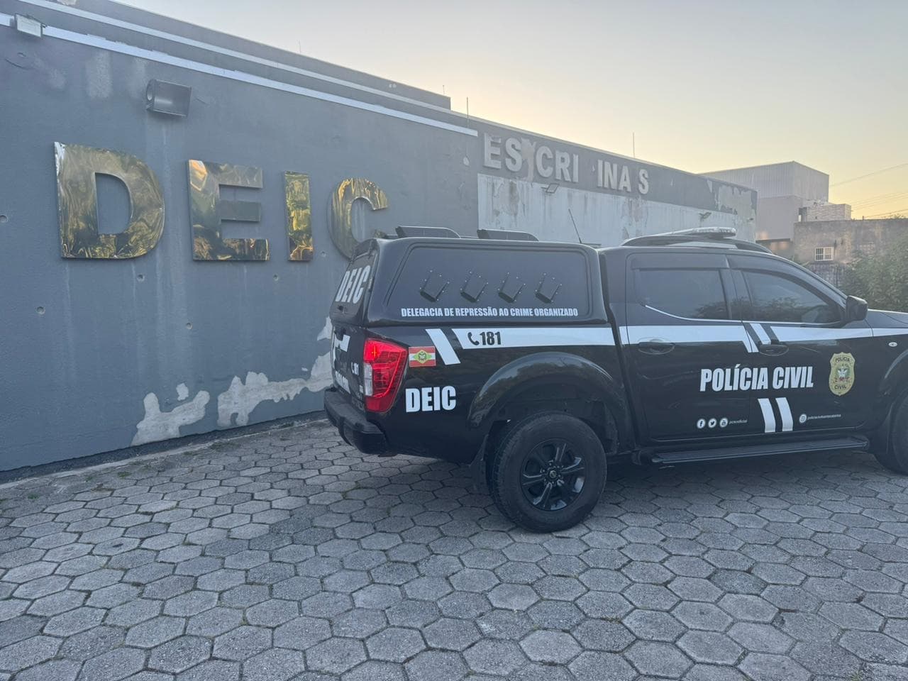 Polícia Civil deflagra 4ª fase da Operação Tolerância Zero contra facção em São José e Palhoça