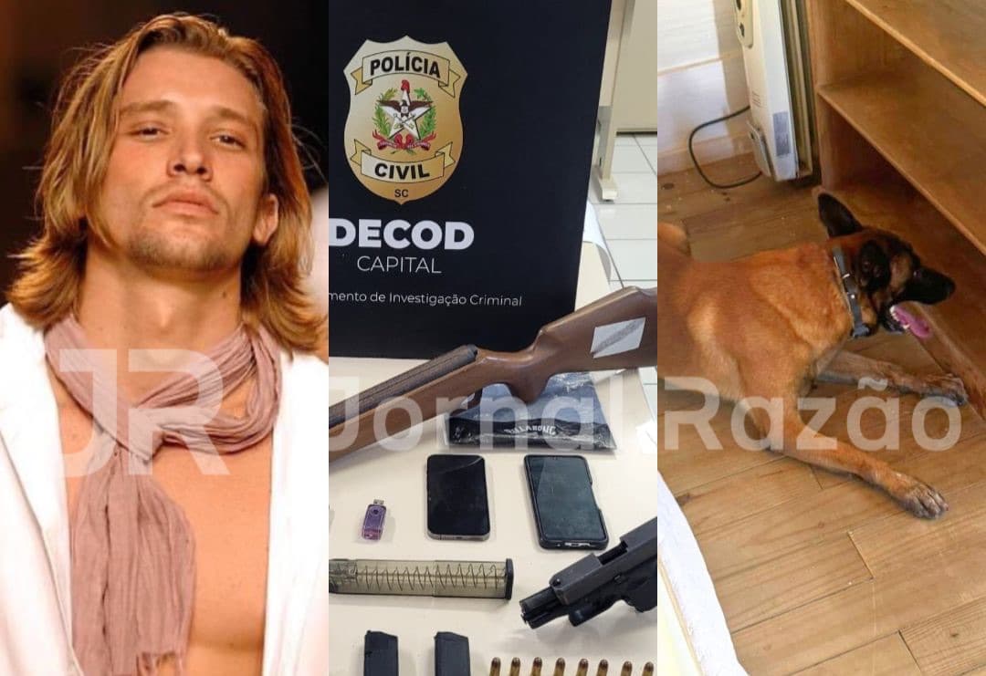 Ex-modelo internacional foge da Polícia Civil ao ser alvo de operação em Florianópolis