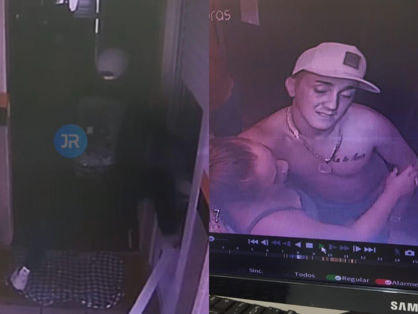 Casal “gringo” invade prédio e destrói porta de apartamento em Florianópolis