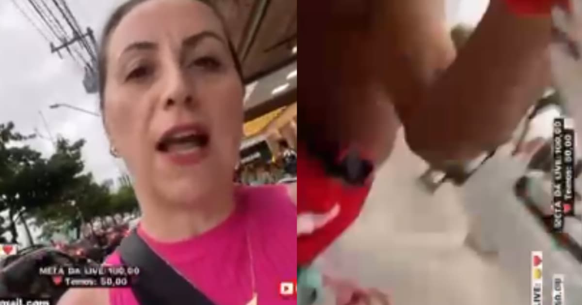 Youtuber escapa de roubo ao vivo enquanto caminhava na orla de Balneário Camboriú