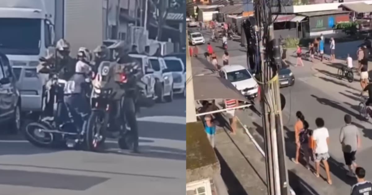 “5 estrelas”: motociclista da fuga da PMSC, é capturado e movimenta bairro em Itajaí