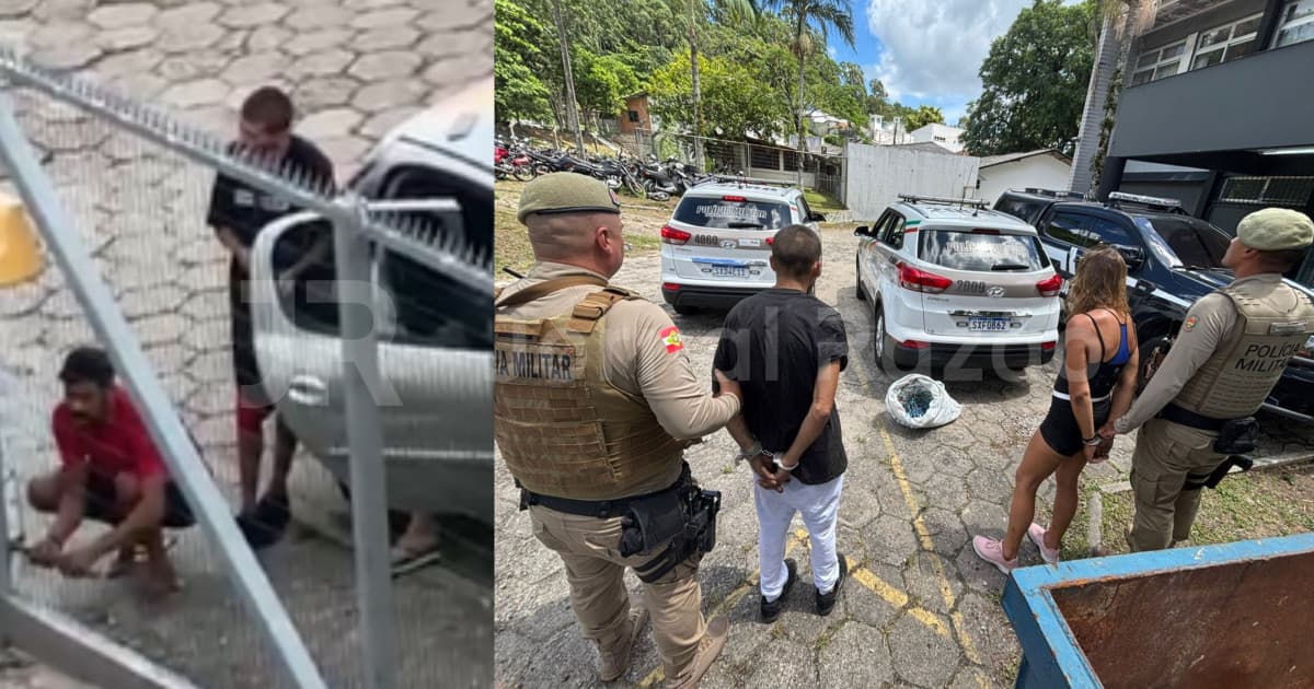 “Fim da linha”: PMSC captura dupla de criminosos que atacava a região continental de Florianópolis