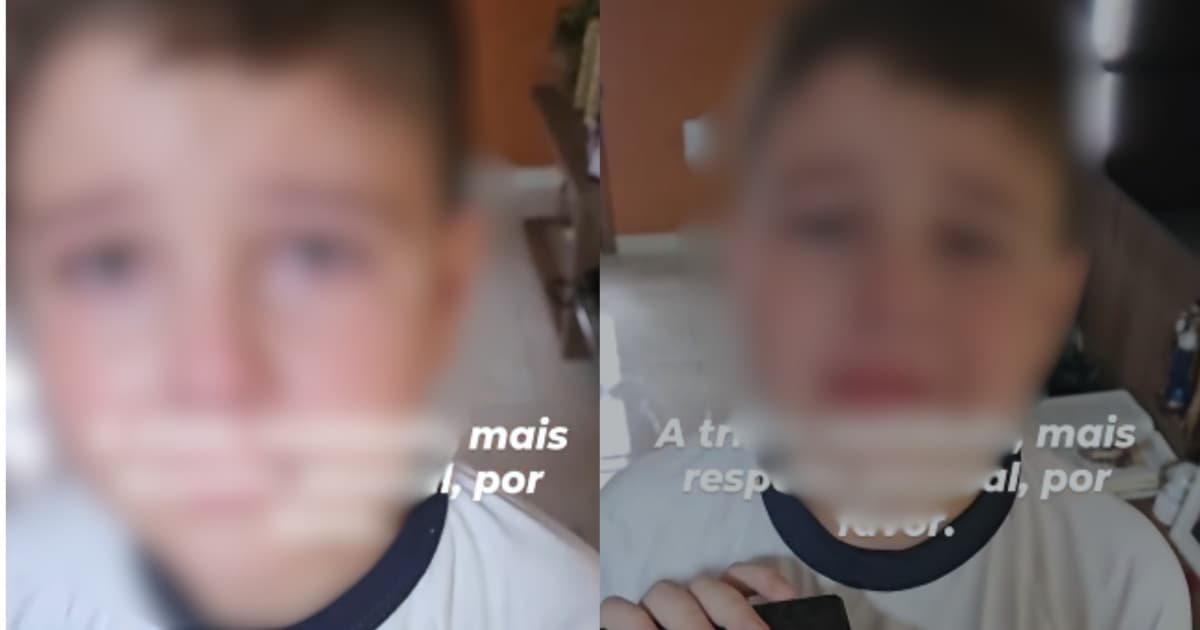 “Não quer ir pro colégio”: criança chora ao expor fato lamentável e relato gera revolta em SC