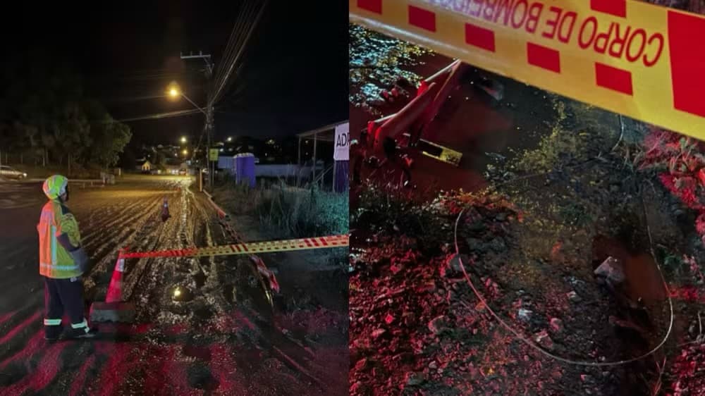 Adolescente morre eletrocutado após encostar em fio energizado caído na rua