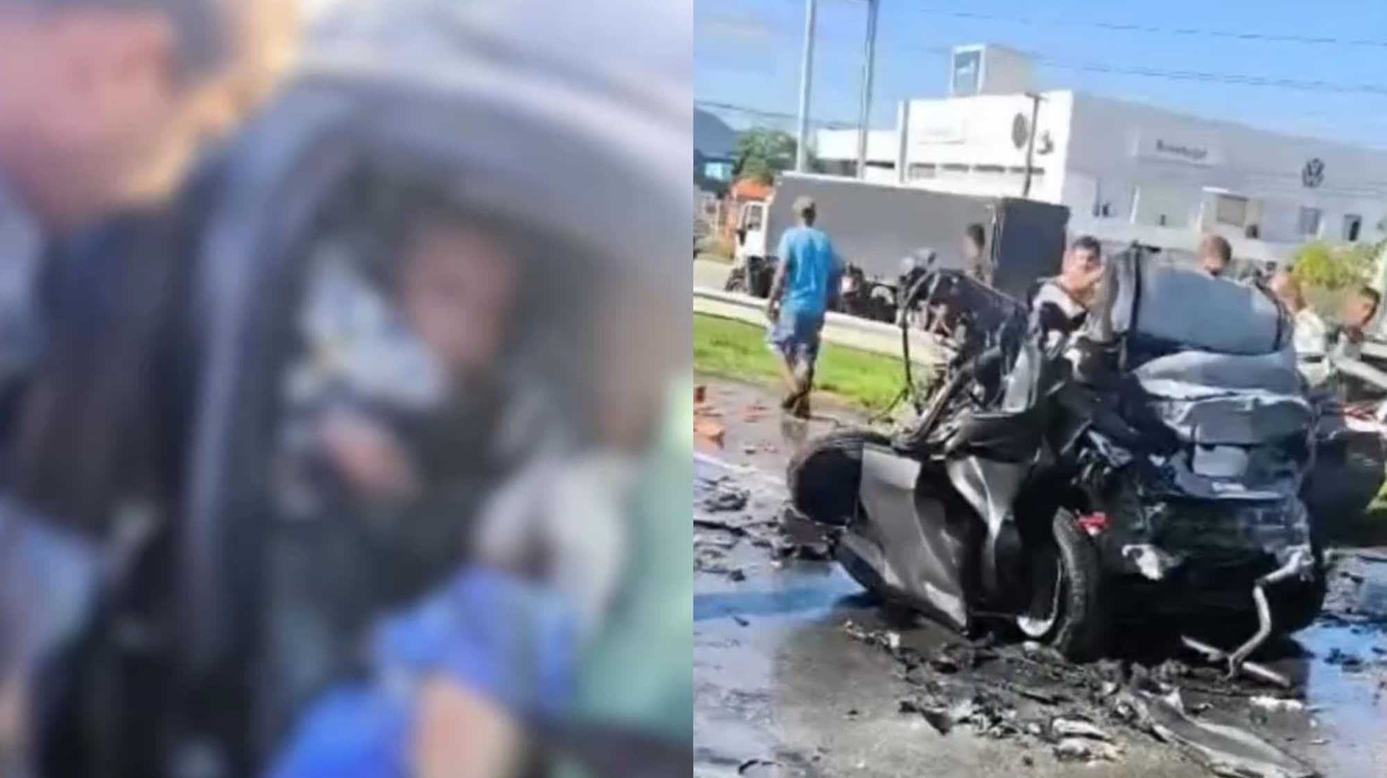 “Tem uma criança, meu Deus”: vídeo revela detalhes chocantes de tragédia em Itajaí