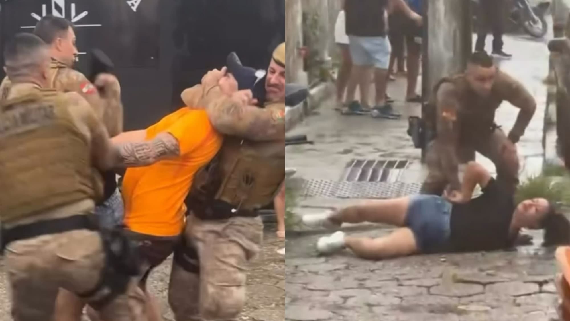 “Covardes folgados”: PMSC reage ao ser confrontada no Monte Cristo, em Florianópolis