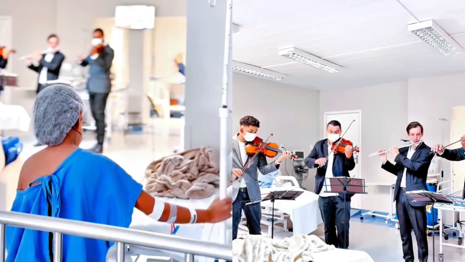 Orquestra emociona crianças internadas em hospital de SC