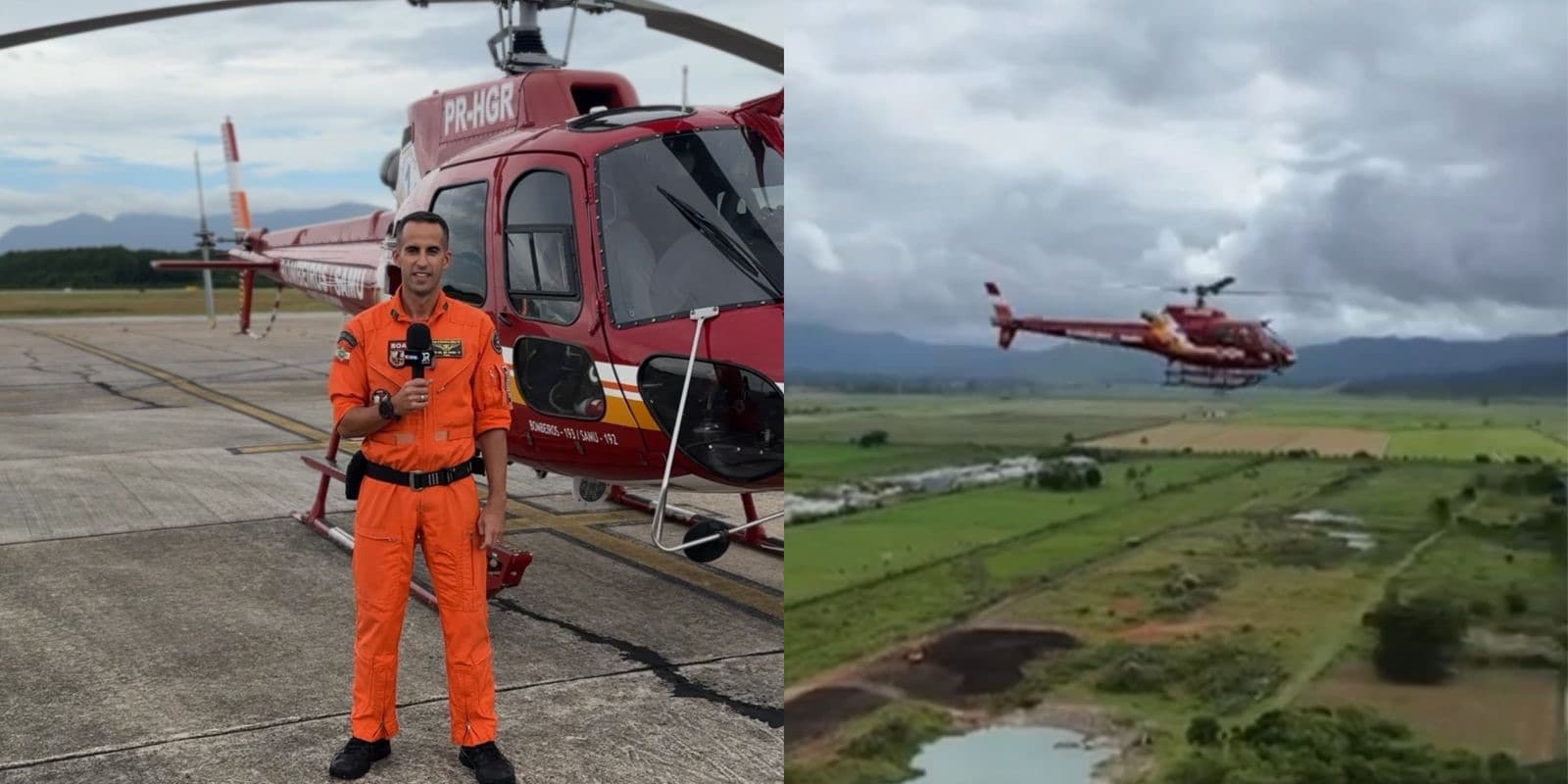 “Drone colado com helicóptero em SC”: piloto do Arcanjo alerta para risco gravíssimo em ocorrências