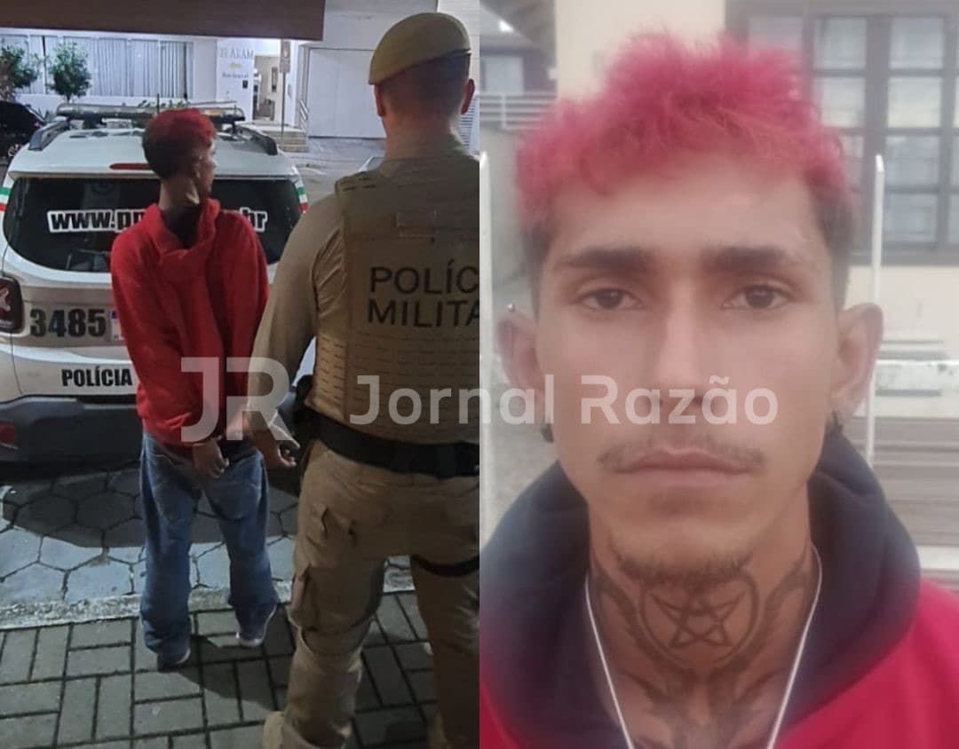 “Fã do Oruam”: traficante é preso no Casarão em Tijucas em operação da PMSC