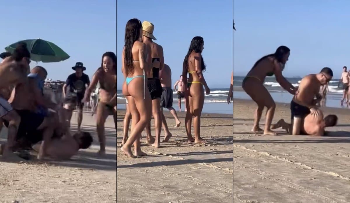 Boladas em banhistas geram revolta e briga na Praia do Campeche em Florianópolis