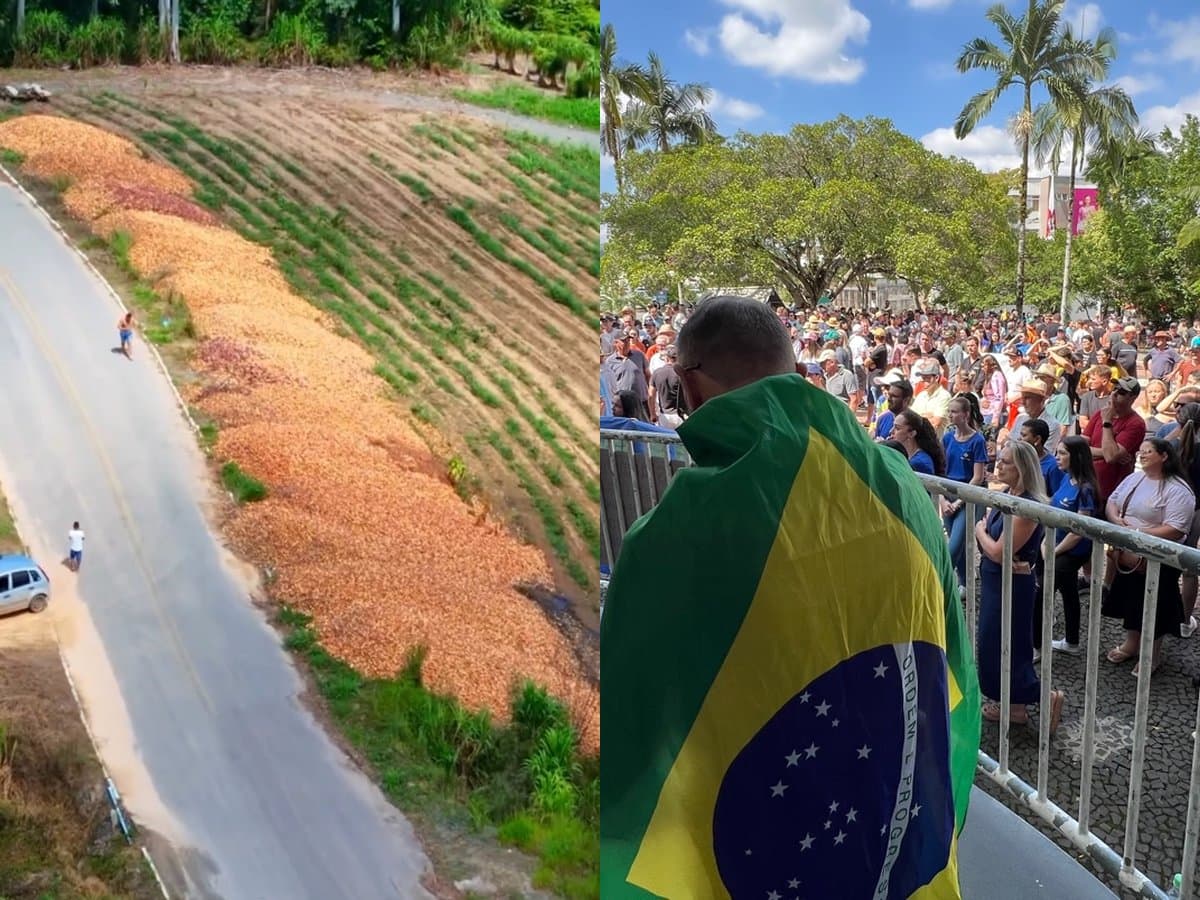 “Beneficiam o de fora e a nossa cebola vai pro lixo”: crise econômica leva agricultores às ruas em SC