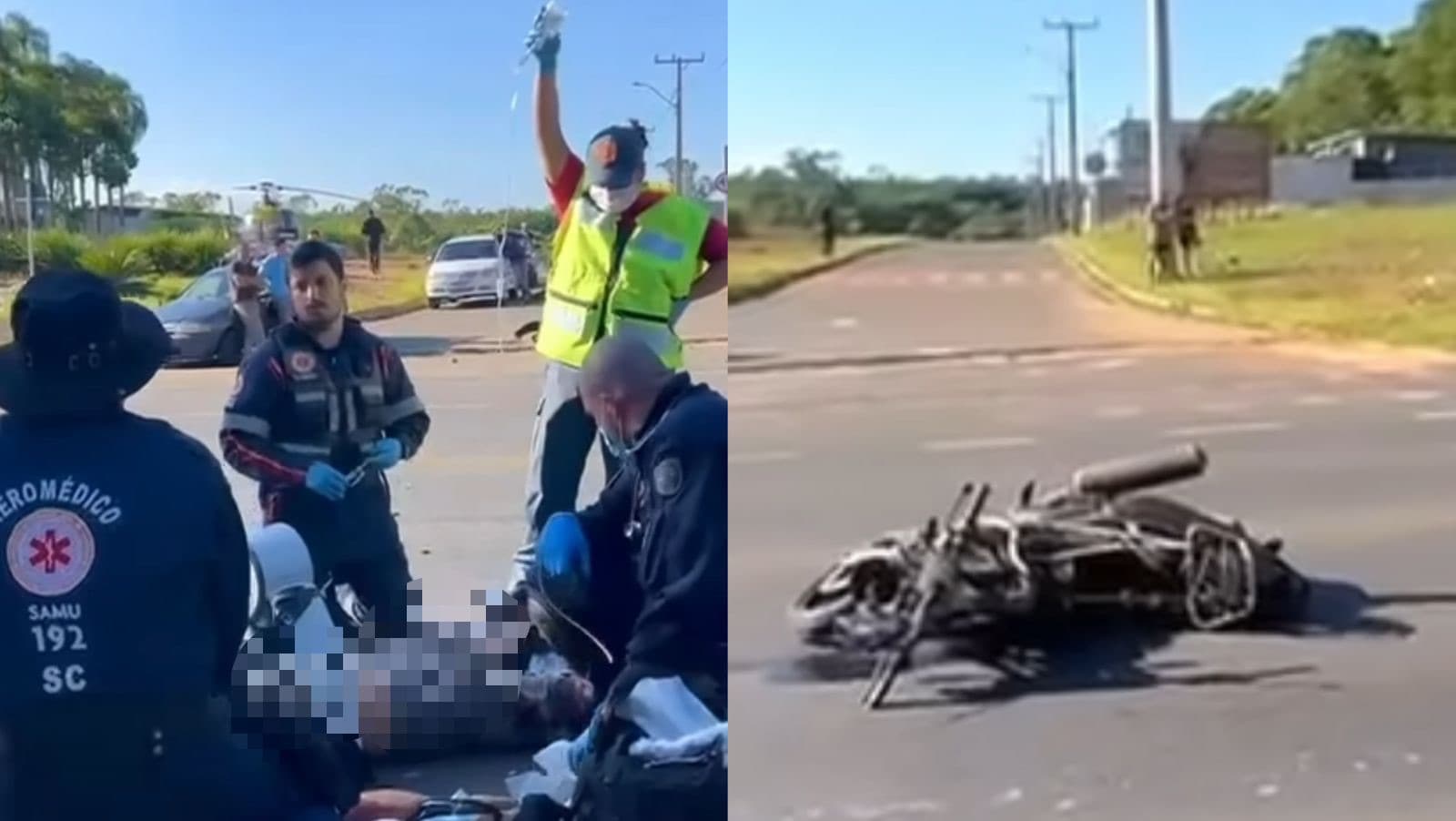 Motociclista que voltava do trabalho morre após grave acidente com caminhão em SC
